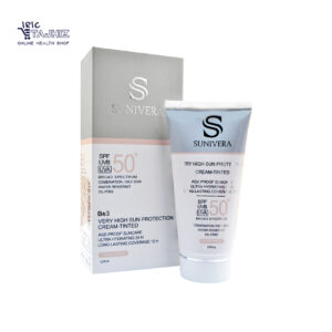 کرم ضد آفتاب رنگی پوست خشک سانیورا SPF 50 SUNIVERA  (بژ روشن مدل01)