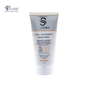 کرم ضد آفتاب رنگی پوست چرب سانیوراSPF 50 SANIVERA (بژ مدل 1.5)