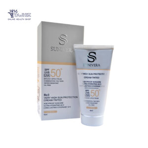 کرم ضد آفتاب رنگی پوست چرب سانیورا SPF 50 SUNIVERA (بژ مدل 1.5)