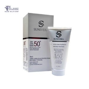 کرم ضد آفتاب مناسب انواع پوست سانیورا SPF 50 SUNIVERA (بی رنگ)