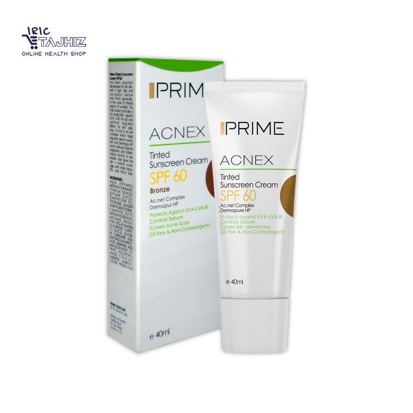 Acnex Free Oil Sunscreen Cream SPF60 Beige 40 ML