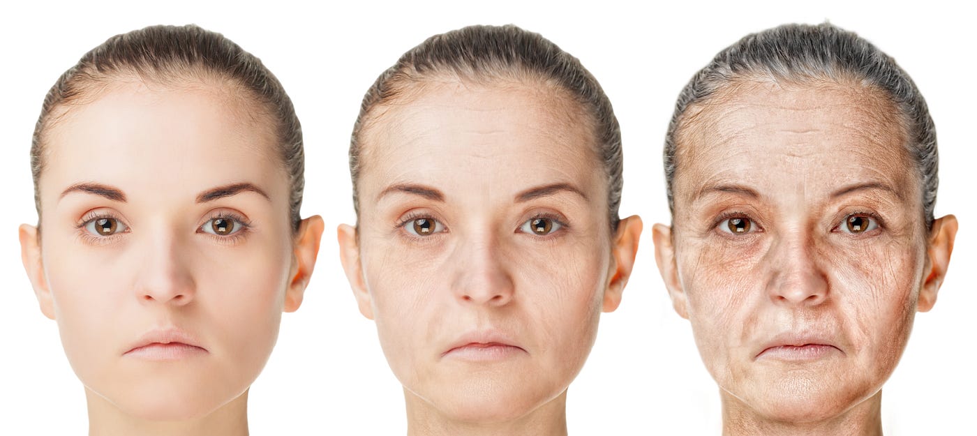 علت و درمان پیری پوست صورت،مراحل تغییر