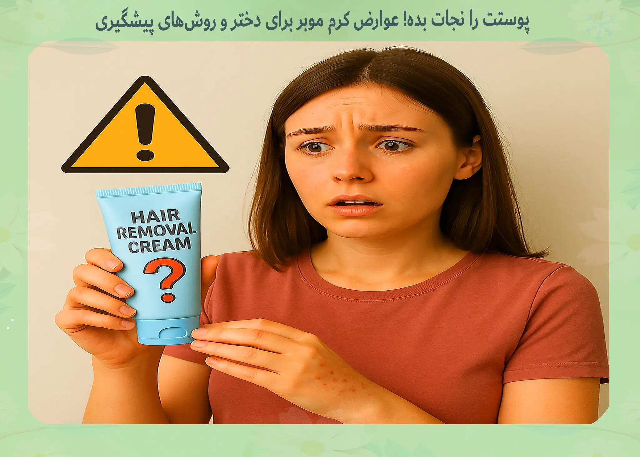عوارض کرم موبر برای دختر