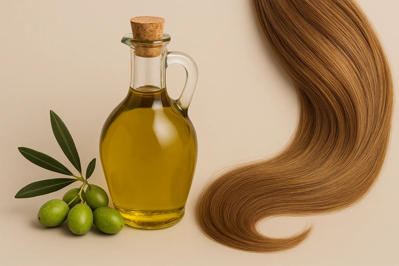 طریقه استفاده روغن زیتون برای مو