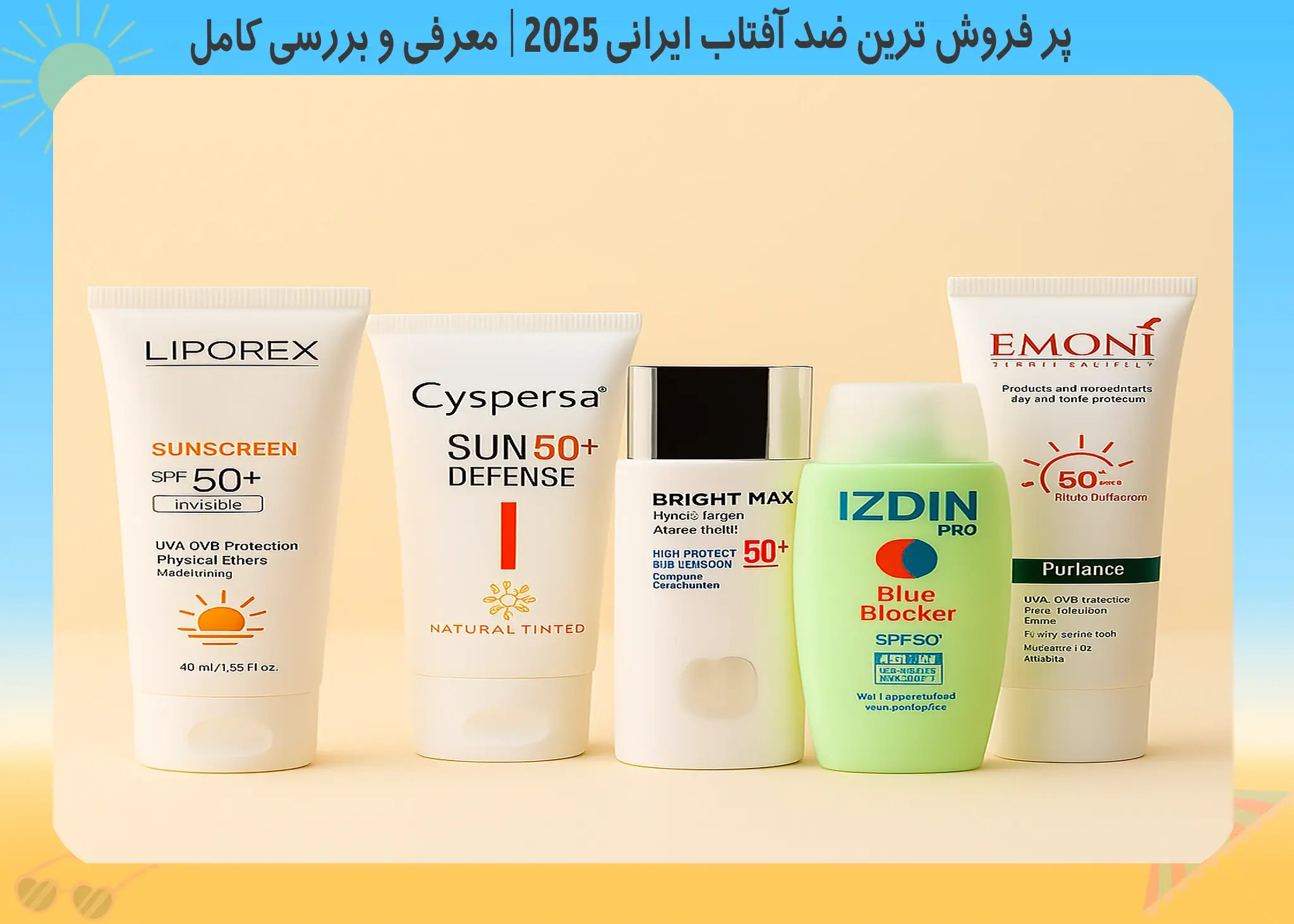 پر فروش ترین ضد آفتاب ایرانی