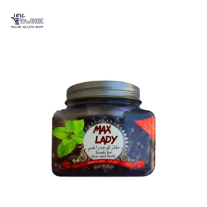 اسکراب صورت و بدن زغال مکس لیدی