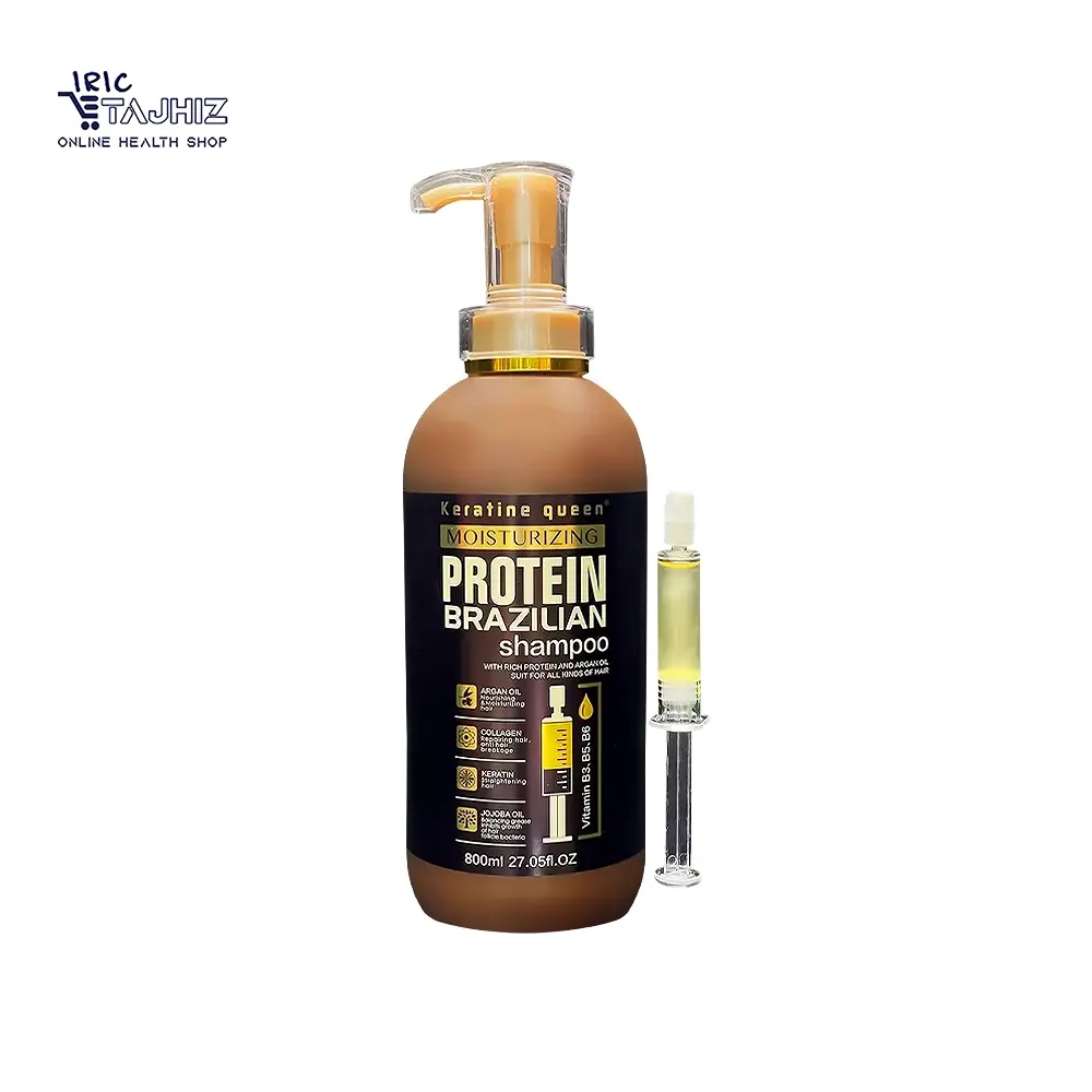 شامپو فری سولفات پروتئین کراتین کویین برزیلی