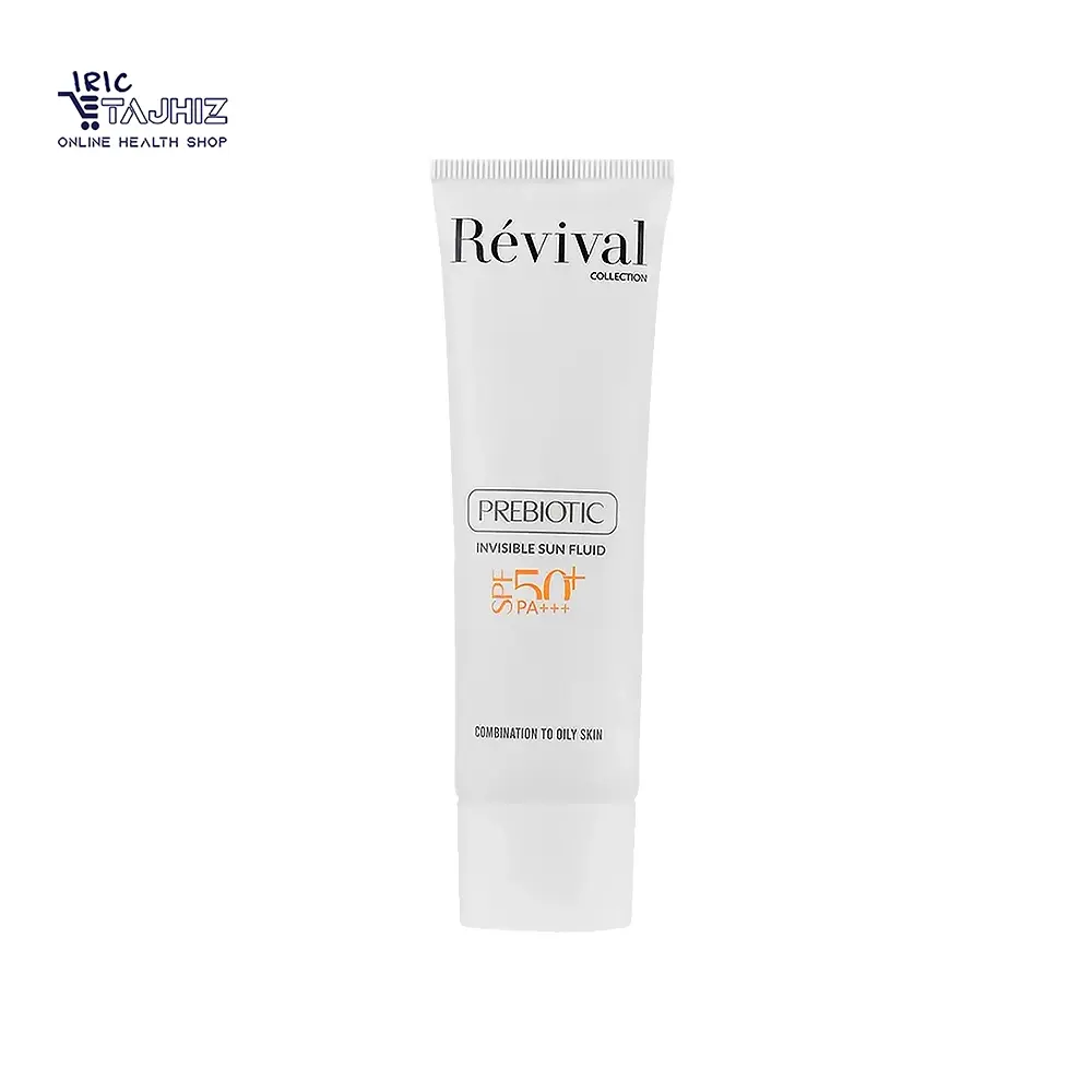 فلوئید ضد آفتاب بی رنگ پوست چرب و مختلط رویوال SPF50
