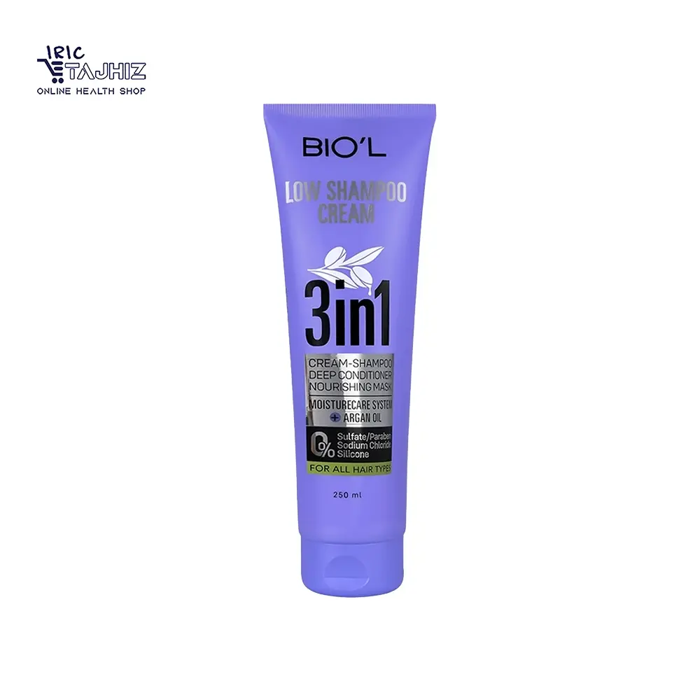 شامپو کرمی نرم کننده مو 3 در 1 بیول