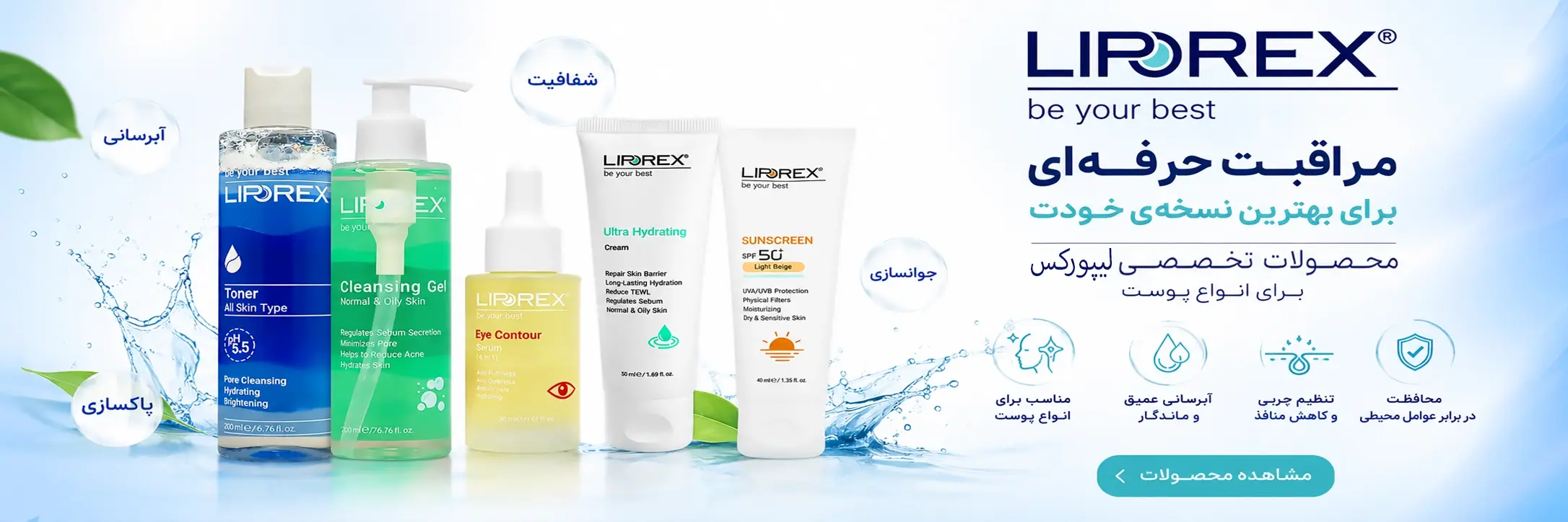 محصولات لیپورکس