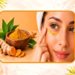 زردچوبه برای چروک دور چشم