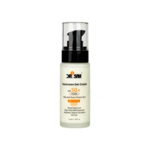 ژل کرم ضد آفتاب بی رنگ پوست چرب دکتر سام +SPF50